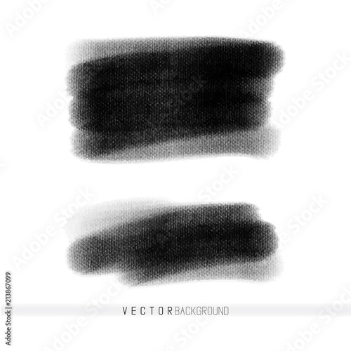 Vector soft pastel black colorn hand drawn strokes as design elements. Hand drawn textured background.