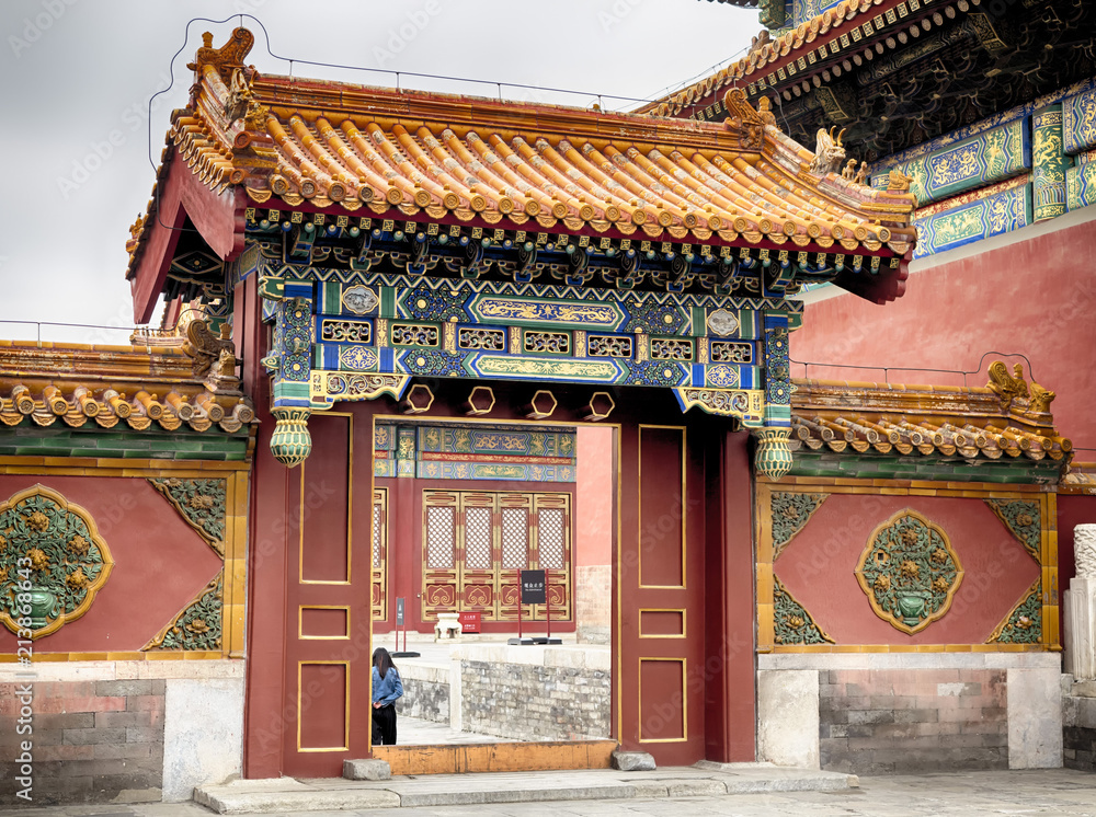 Forbidden city architecture, art and ornaments, Beijing, China Forbidden city architecture, art and ornaments, Beijing, China