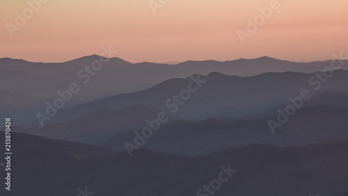 Sunset in the Smokey Mountains © Casey