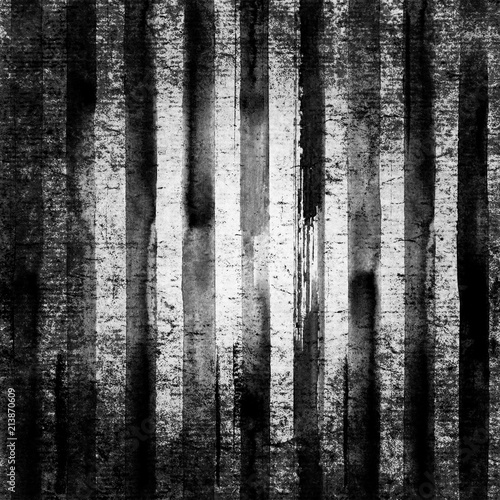 White and black striped gru...