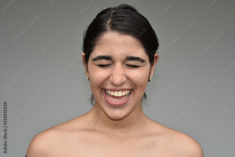 Laughing Young Girl Laughing Young Girl