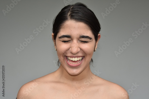 Laughing Young Girl