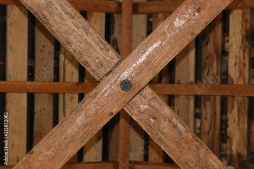 wooden x