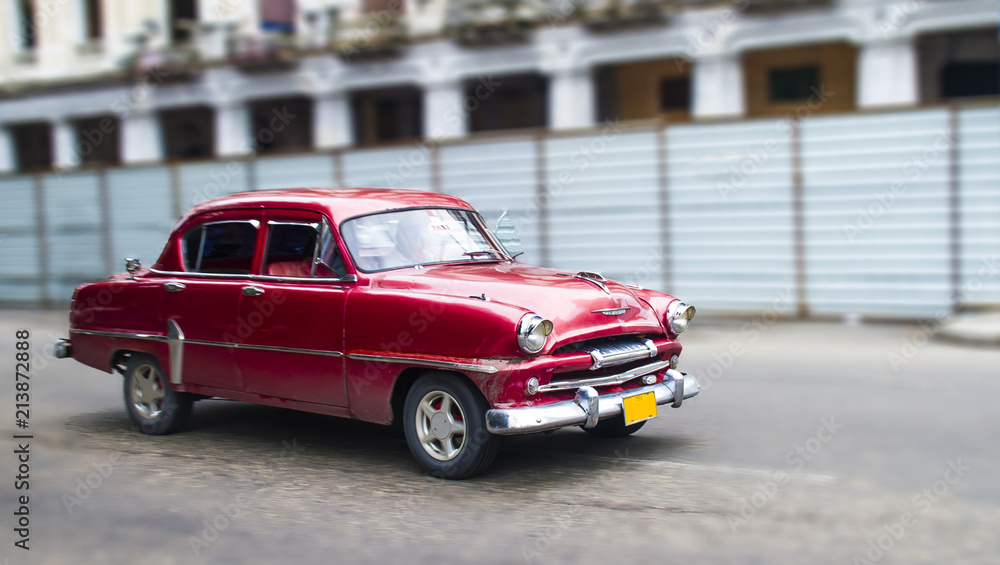 Cuban classic taxi