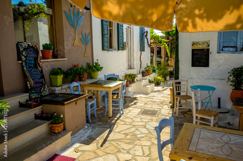 Traditional Greek Tavern on Zakynthos photo