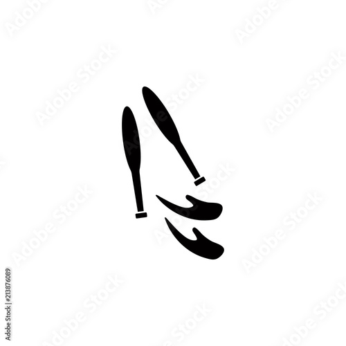 the arms of the juggler glyph style icon. Element of circus icon for mobile concept and web apps. Glyph style the arms of the juggler icon can be used for web and mobile