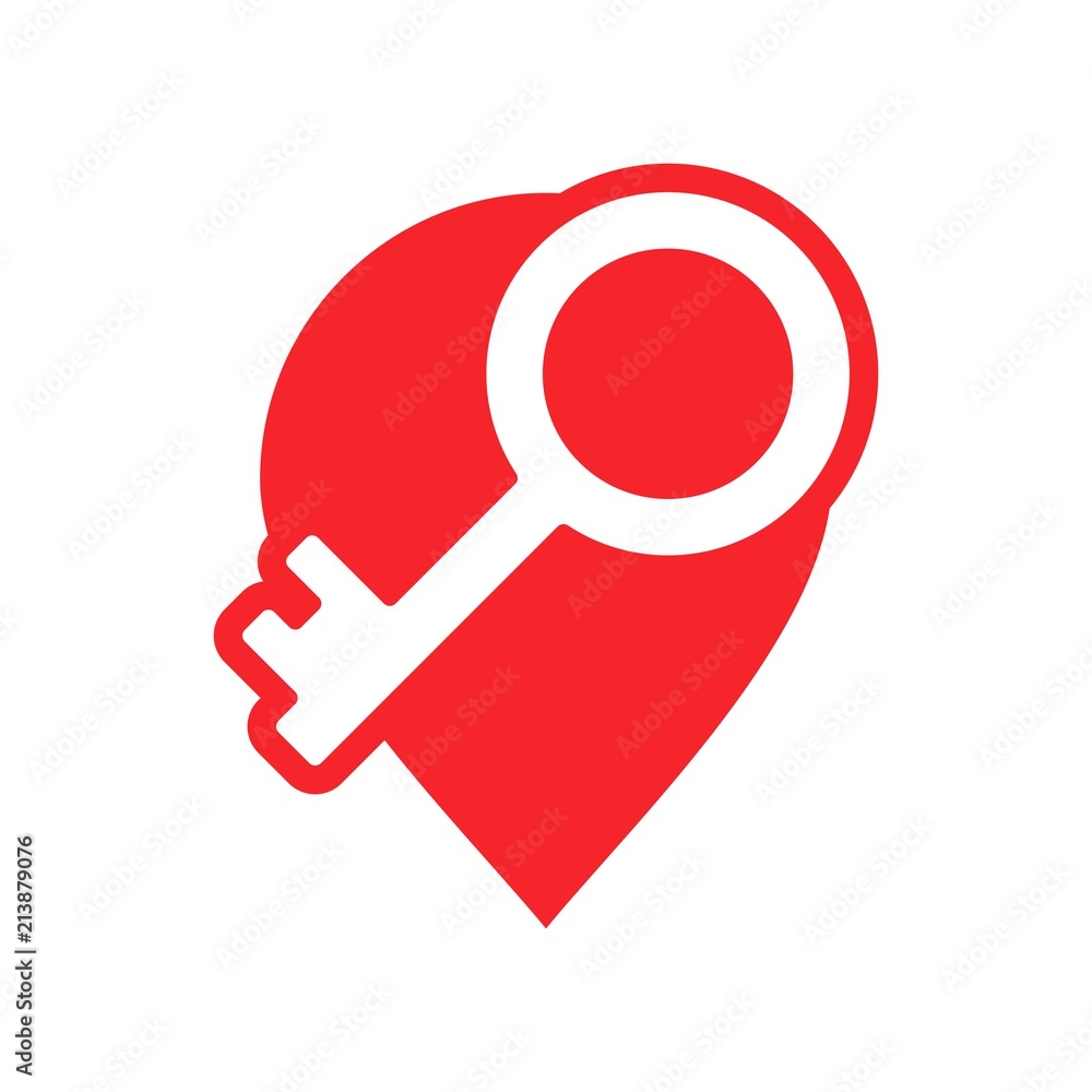 Key logo. Home icon. Lock symbol. Vector eps 08. Key logo. Home icon. Lock symbol. Vector eps 08.