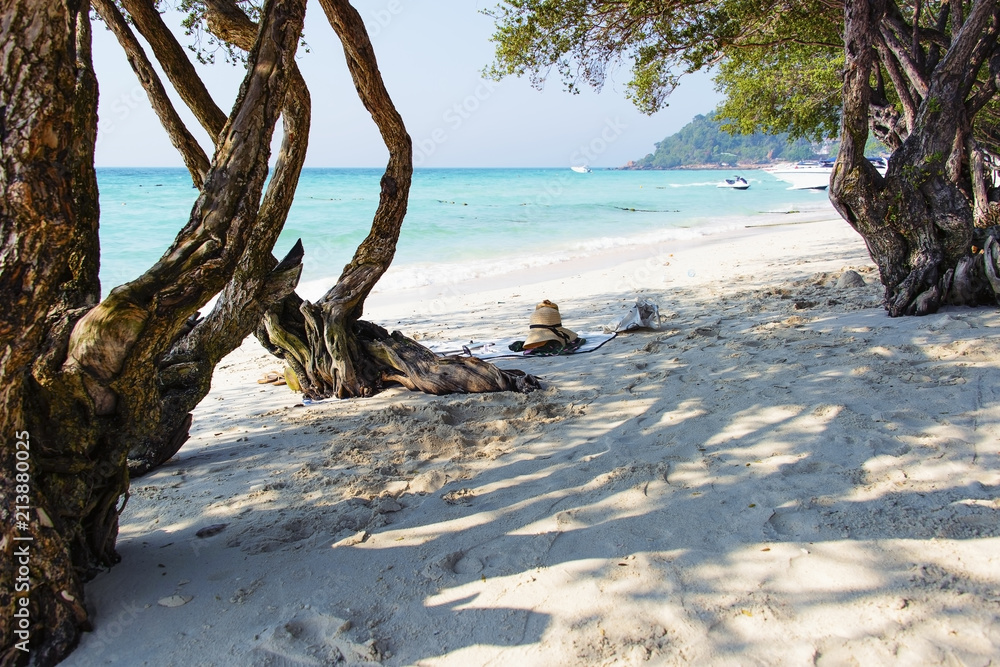 Beach of the Koh Larn island in the gulf of Thailand