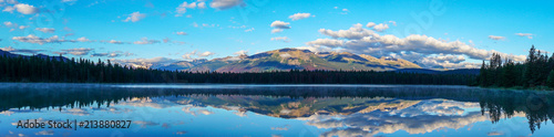 Lake Annette at Jasper National Park, Alberta, Canada