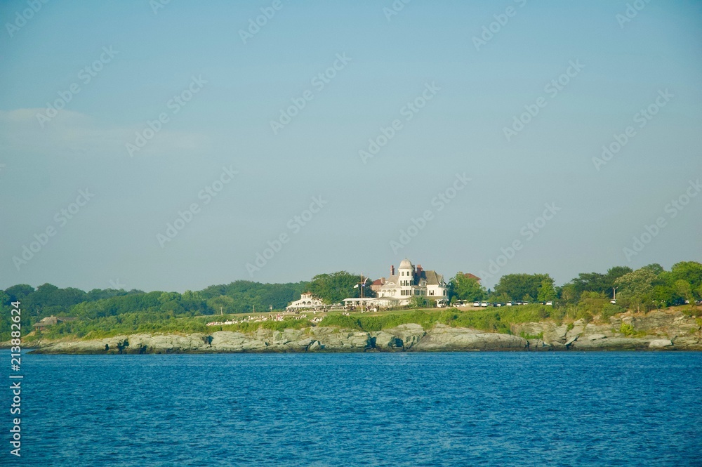 Views of Luxury Ocean Front Homes in Newport, Rhode Island. Views of Luxury Ocean Front Homes in Newport, Rhode Island.