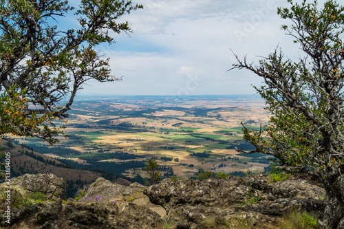 Grande Ronde Valley viewed from Skyline Road near La Grande, Oregon, USA