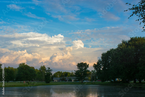 Summer storms roll through the midwest.