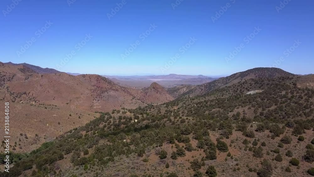 Flight over Six Mile Canyon, approaching Sugar Loaf Mountain. Flight over Six Mile Canyon, approaching Sugar Loaf Mountain.