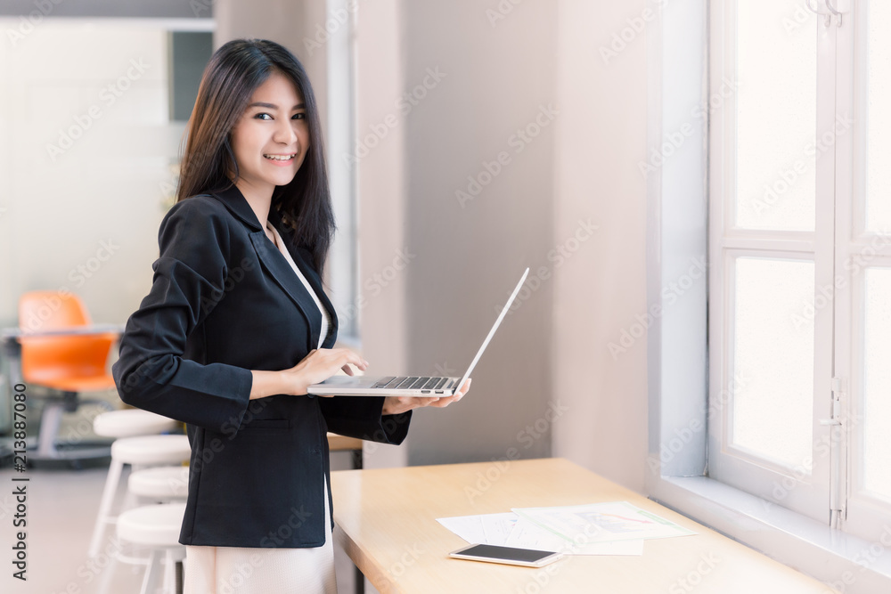 Business Woman Working with Computer laptop for background. Business Woman Working with Computer laptop for background.