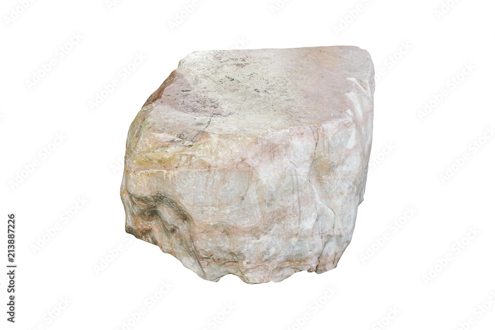 white marble stone isolated on white background with clipping path white marble stone isolated on white background with clipping path