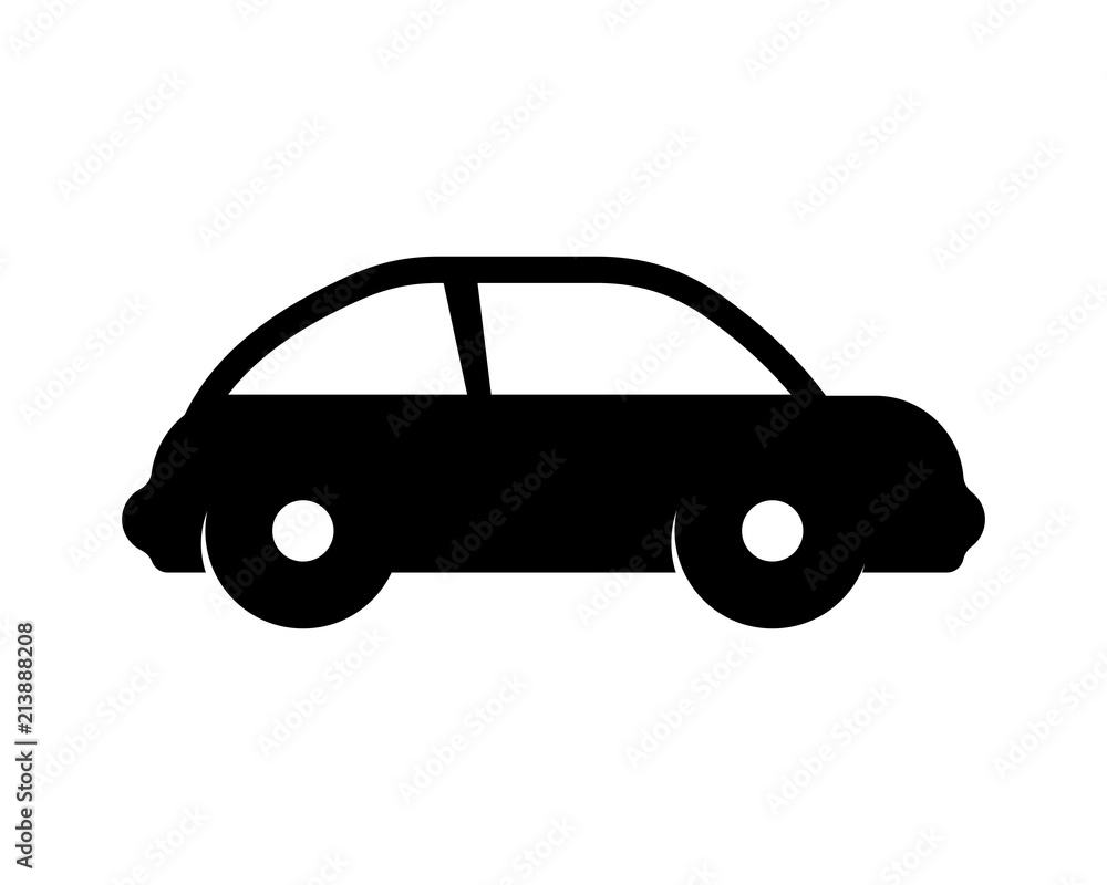 vehicle black silhouette transportation image vector icon symbol