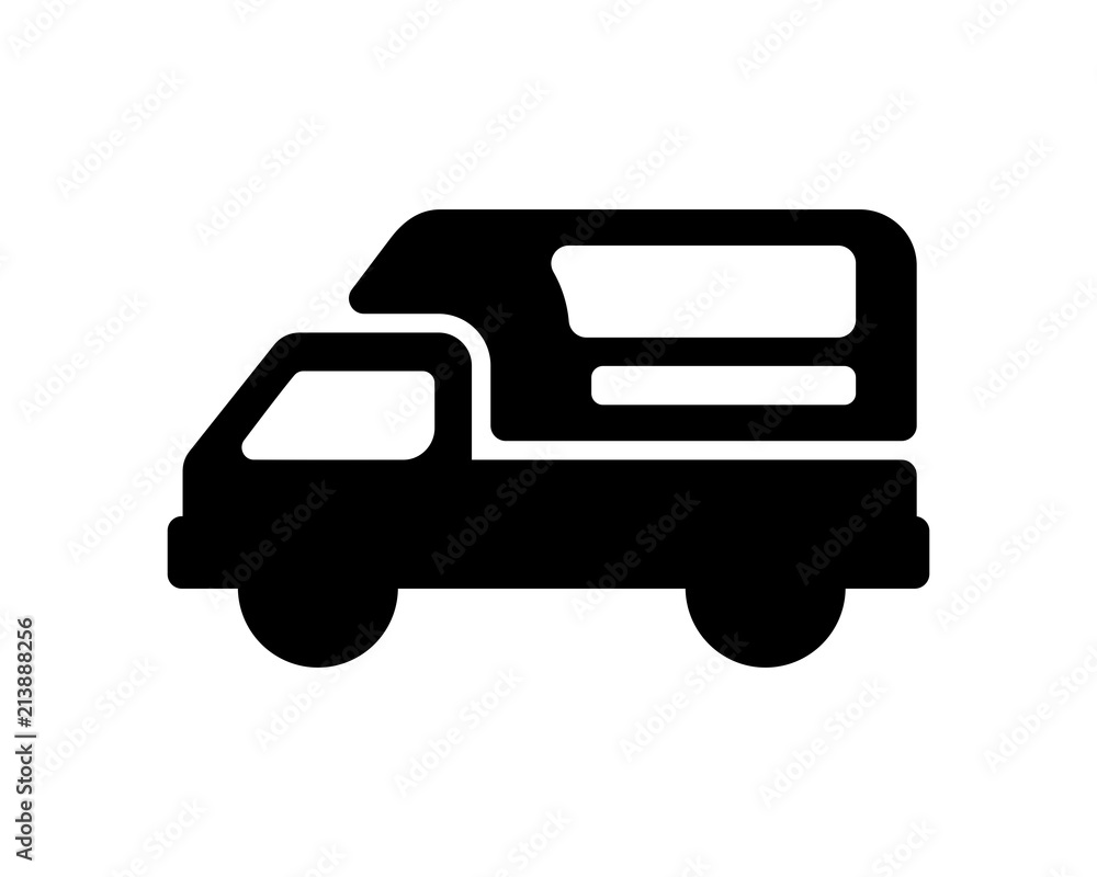 vehicle black silhouette image vector icon symbol