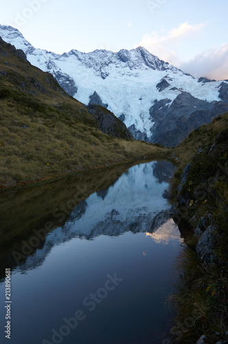 Fototapeta Naklejka Na Ścianę i Meble -  Mountain view in New Zealand