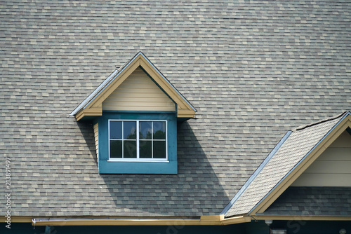 close up on attic and roof