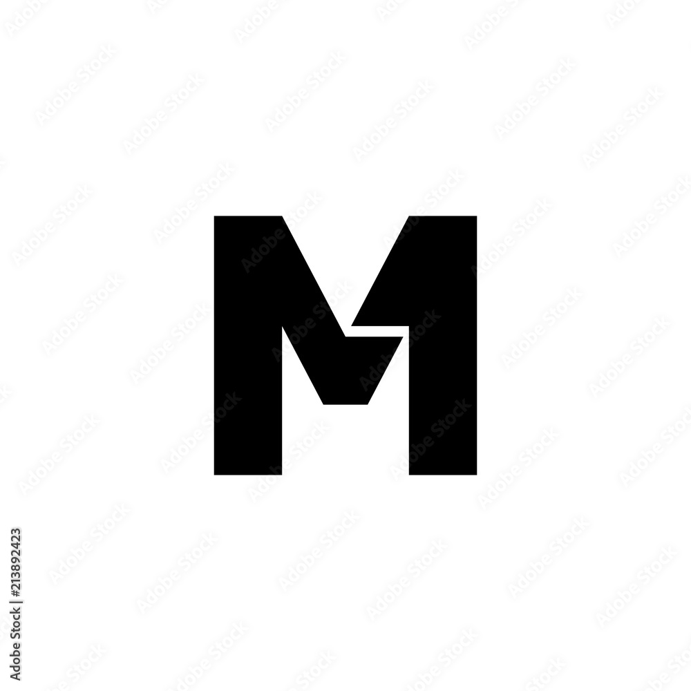 M1 initial uppercase letters, bold creative logo. M1 initial uppercase letters, bold creative logo.