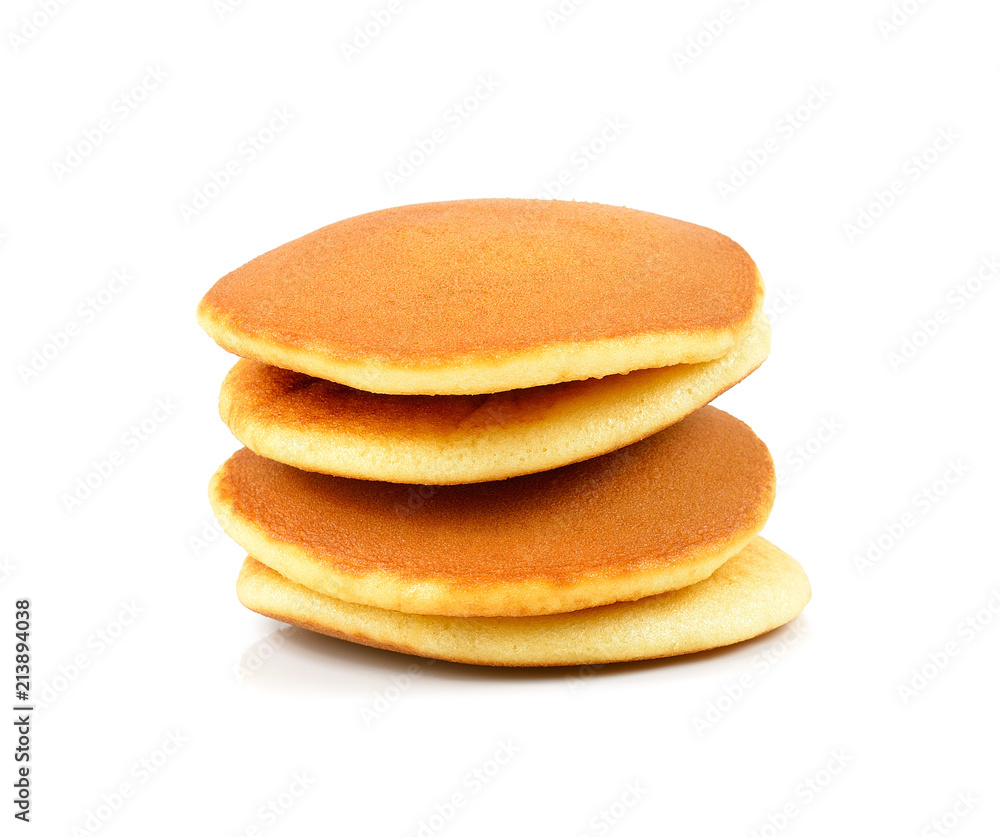 japanese pancakes on white background.Dorayaki japanese pancakes on white background.Dorayaki