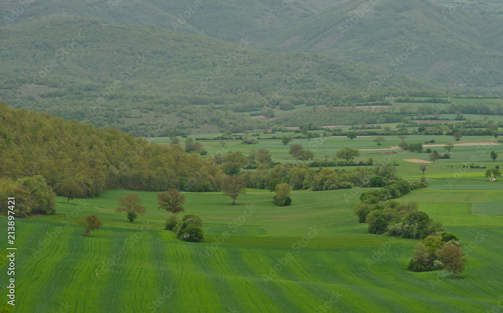 Scenic landscape of Sibilini national park in Umbria, Italy Scenic landscape of Sibilini national park in Umbria, Italy
