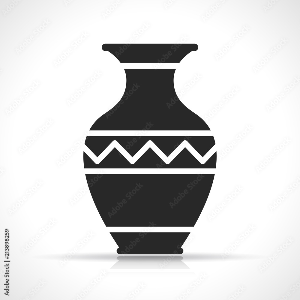 vase icon on white background