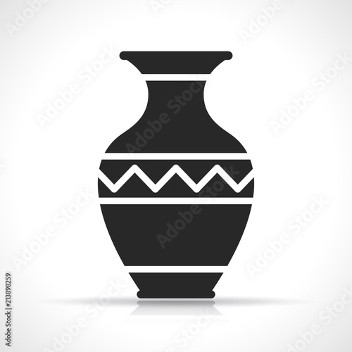 vase icon on white background