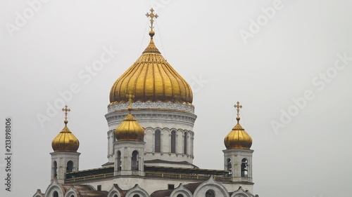A scenic shot of the Cathedral of Christ the Saviour.