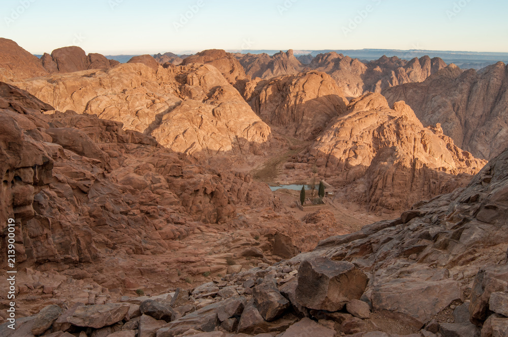 View to the Moses mountains, Egypt 1 