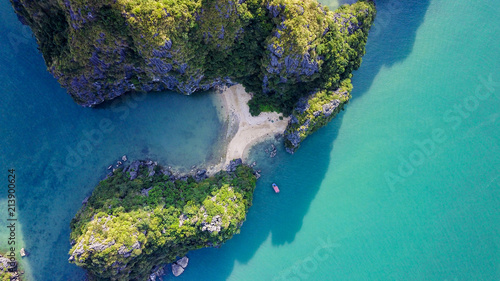 Bild auf Leinwand Small Private Island