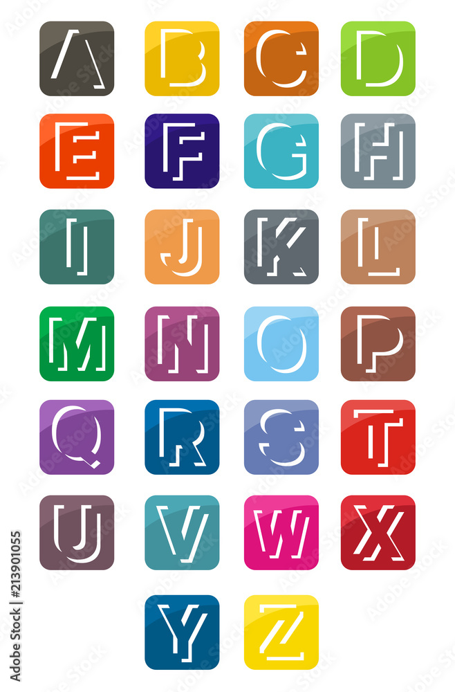 line in box logo alphabet line in box logo alphabet