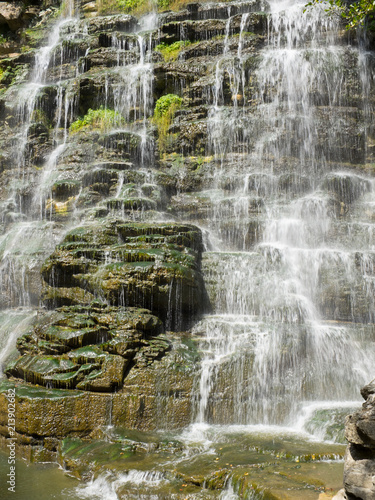 cascata alferello alfero rocce photo