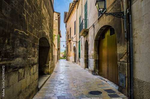 Narrow Street - Photo of a sunny day in a small touristic town