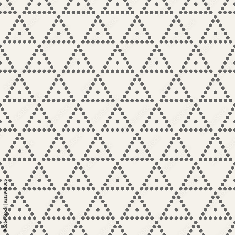 Dotted triangles pattern. Dotted triangles pattern.