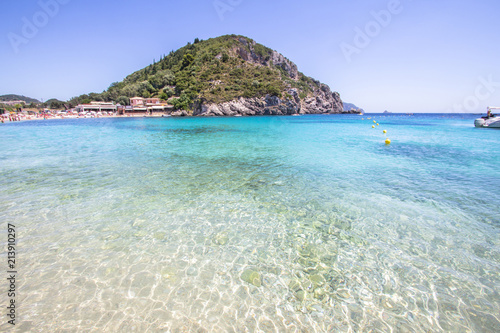 Paleokastritsa bay  Corfu  Greece