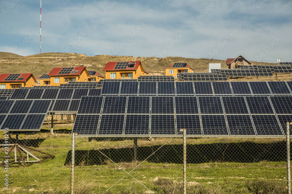 Solarpowered electricity system Home . biogas factory, using sugar