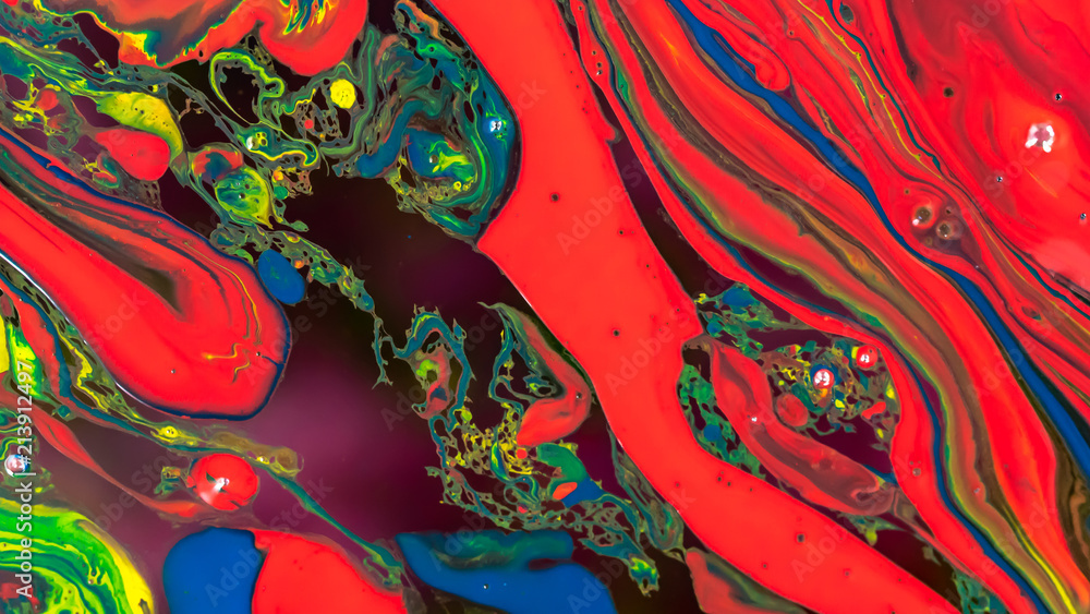 Fototapeta premium Oil colors abstract background