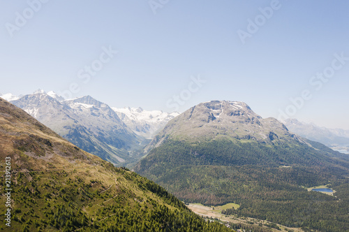 Pontresina, Val Roseg, Roseggletscher, Rosatschgruppe, Wanderweg, Oberengadin, Alpen, Sommer, Graubünden, Schweiz