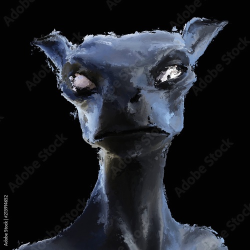 Digital Painting of a creep...