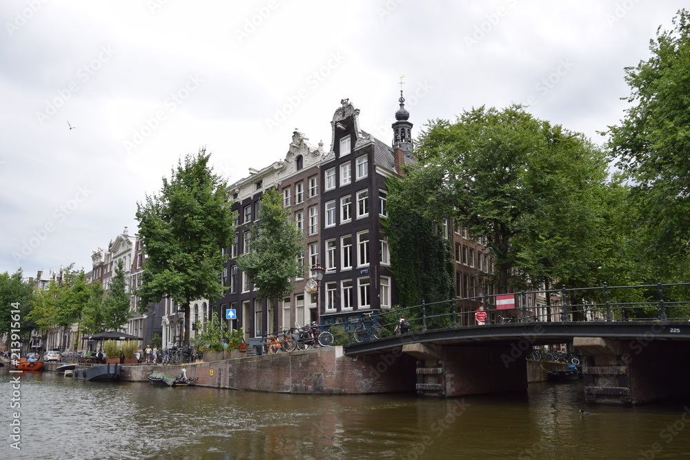 Naklejka premium Amsterdam, Pays-Bas