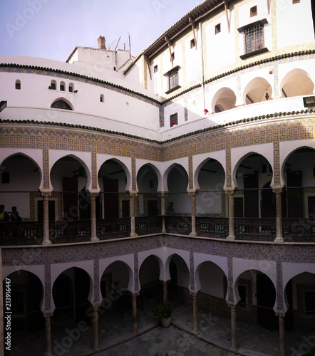 View to Dar Mustapha Pacha Palace, Casbah of Algiers, Algeria photo