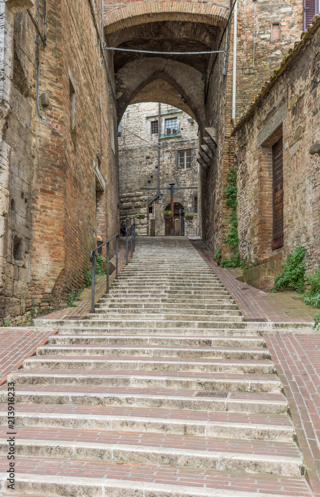 Perugia, Italy - one of the most interesting cities in Umbria, Perugia is known for its medieval Old Town and its narrow alleys