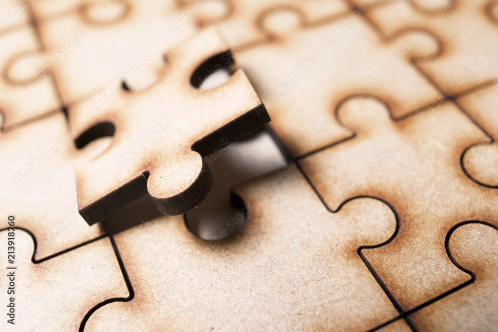 Puzzle close up Puzzle close up