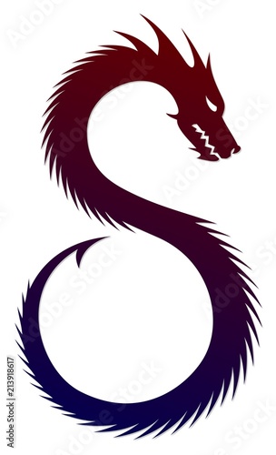 A symbol of the stylized dragon.