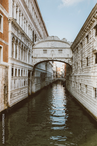 Typical Venice channel in a sunny day © funkyfrogstock