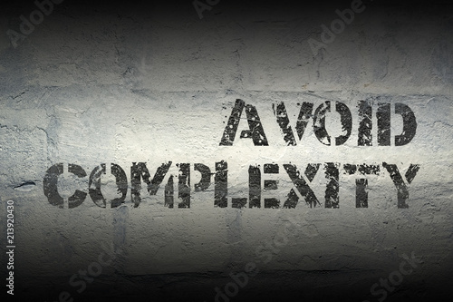 avoid complexity GR