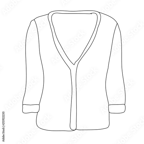 sketch female jacket