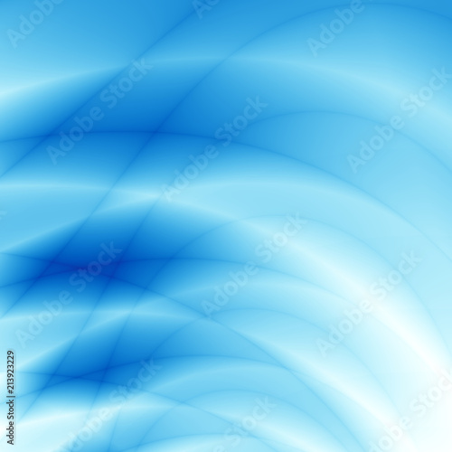 Blue energy wave abstract summer sky background