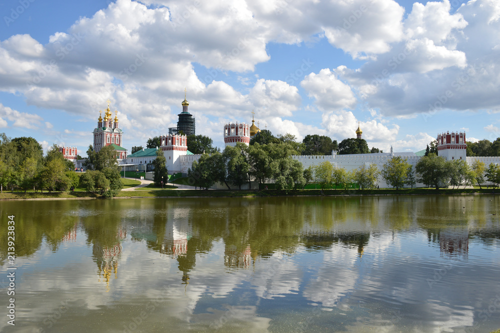 View of the Novodevichy Convent in Moscow View of the Novodevichy Convent in Moscow